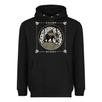 Black caamp Heavyweight Hoodie - linhVisuals