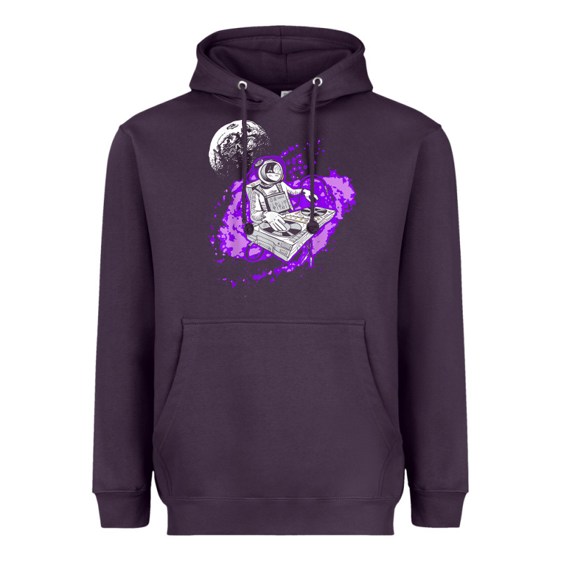 Techno Astronaut Electronic Music Rave Festival Raver T Shirt Heavyweight Hoodie by linhVisuals | Teevron
