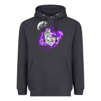 Smoke techno astronaut electronic music rave festival raver t shirt Heavyweight Hoodie - linhVisuals