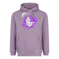 Lavender techno astronaut electronic music rave festival raver t shirt Heavyweight Hoodie - linhVisuals