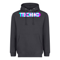 Smoke techno music t shirt Heavyweight Hoodie - linhVisuals