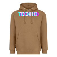 Toasted Coconut techno music t shirt Heavyweight Hoodie - linhVisuals