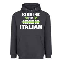 Smoke kiss me im italian t  shirt kiss me i'm irish italian patriotic st pat Heavyweight Hoodie - linhVisuals