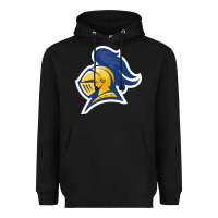Black Carleton College Heavyweight Hoodie - linhVisuals