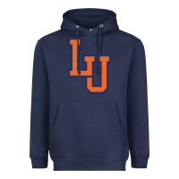 Navy langston university lion Heavyweight Hoodie - linhVisuals