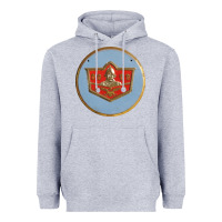 Heather Grey desoto Heavyweight Hoodie - linhVisuals