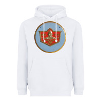 White desoto Heavyweight Hoodie - linhVisuals