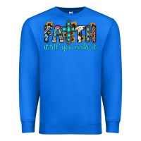 True Royal faith it till you make it Premium Sweatshirt - JahusDesignShop