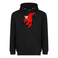 Black incredibles Heavyweight Hoodie - linhVisuals