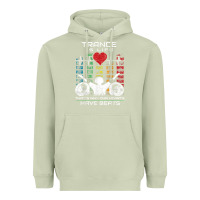 Matcha trance music retro vintage dj gift t shirt Heavyweight Hoodie - linhVisuals
