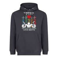 Smoke trance music retro vintage dj gift t shirt Heavyweight Hoodie - linhVisuals