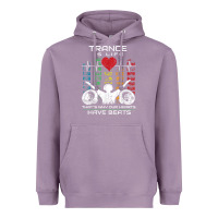 Lavender trance music retro vintage dj gift t shirt Heavyweight Hoodie - linhVisuals