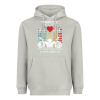 Moon Dust trance music retro vintage dj gift t shirt Heavyweight Hoodie - linhVisuals
