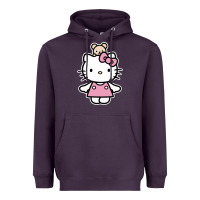 Plum kitty Heavyweight Hoodie - linhVisuals