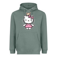 Sage kitty Heavyweight Hoodie - linhVisuals