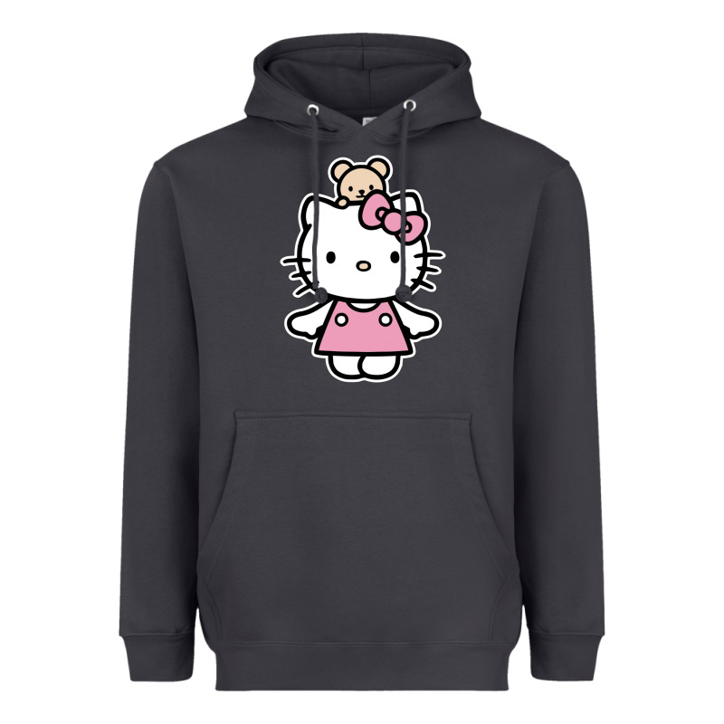 Kitty Heavyweight Hoodie by linhVisuals | Teevron