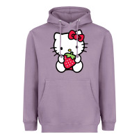 Lavender kitty Heavyweight Hoodie - linhVisuals