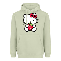 Matcha kitty Heavyweight Hoodie - linhVisuals