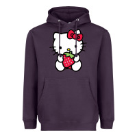 Plum kitty Heavyweight Hoodie - linhVisuals