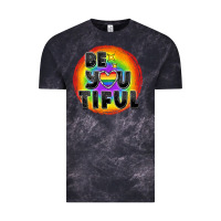 Cloud Black Be you tiful pride Vintage Tee - FaDigitalArtStudio