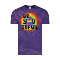 Cloud Purple Be you tiful pride Vintage Tee - FaDigitalArtStudio