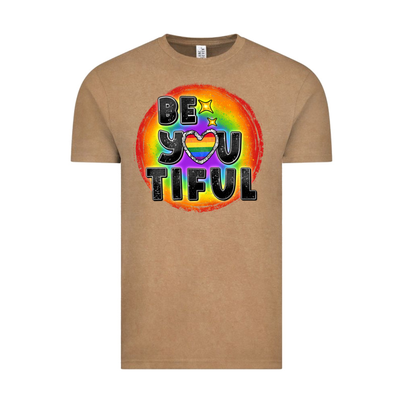 Be You Tiful Pride Vintage Tee by FaDigitalArtStudio | Teevron