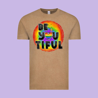 Be You Tiful Pride Vintage Tee Designed By Fadigitalartstudio