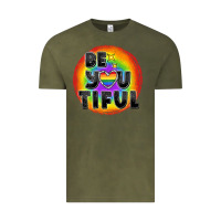Vintage Olive Be you tiful pride Vintage Tee - FaDigitalArtStudio