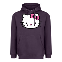 Plum kitty Heavyweight Hoodie - linhVisuals