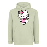 Matcha kitty Heavyweight Hoodie - linhVisuals