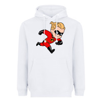 White incredibles Heavyweight Hoodie - linhVisuals