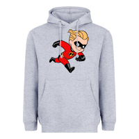 Heather Grey incredibles Heavyweight Hoodie - linhVisuals