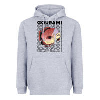 Heather Grey giant gourami fish 80's monster fish keeper tropical fish t shirt Heavyweight Hoodie - linhVisuals