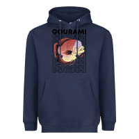 Navy giant gourami fish 80's monster fish keeper tropical fish t shirt Heavyweight Hoodie - linhVisuals