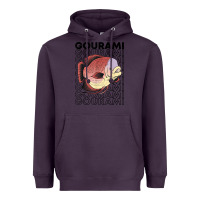 Plum giant gourami fish 80's monster fish keeper tropical fish t shirt Heavyweight Hoodie - linhVisuals
