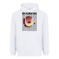 White giant gourami fish 80's monster fish keeper tropical fish t shirt Heavyweight Hoodie - linhVisuals