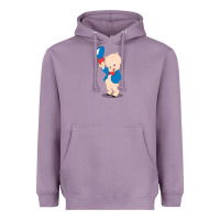 Lavender porky pig Heavyweight Hoodie - linhVisuals