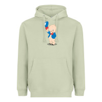 Matcha porky pig Heavyweight Hoodie - linhVisuals