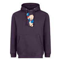 Plum porky pig Heavyweight Hoodie - linhVisuals