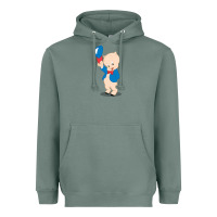 Sage porky pig Heavyweight Hoodie - linhVisuals