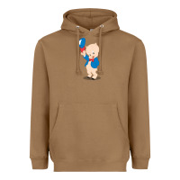 Toasted Coconut porky pig Heavyweight Hoodie - linhVisuals