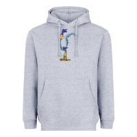 Heather Grey road runner Heavyweight Hoodie - linhVisuals