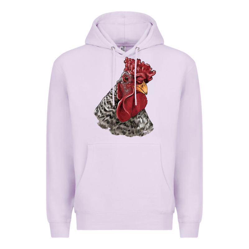 Dominique Rooster Head Premium Hoodie by LillyAllenDesigns | Teevron