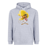Heather Grey speedy gonzales Heavyweight Hoodie - linhVisuals