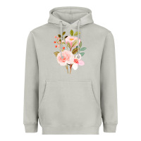 Moon Dust Bouquet Floral Heavyweight Hoodie - linhVisuals