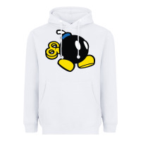 White bomb Heavyweight Hoodie - linhVisuals