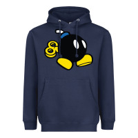 Navy bomb Heavyweight Hoodie - linhVisuals