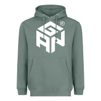 Sage Gancube Heavyweight Hoodie - linhVisuals