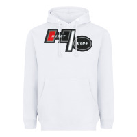 White Hurst Old Heavyweight Hoodie - linhVisuals