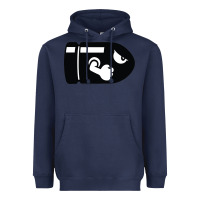Navy bullet bill Heavyweight Hoodie - linhVisuals